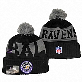 Baltimore Ravens Team Logo Knit Hat YD (10),baseball caps,new era cap wholesale,wholesale hats